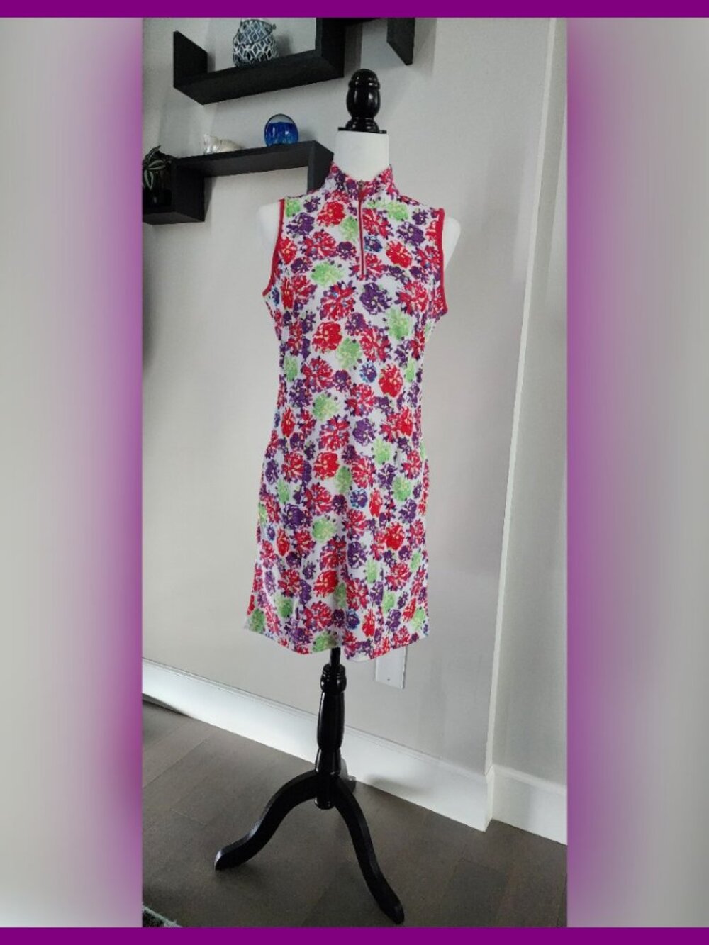 GREG NORMAN || Ladies Floral Golf Dress (SIZE M)